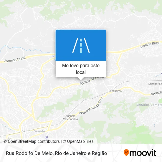 Rua Rodolfo De Melo mapa