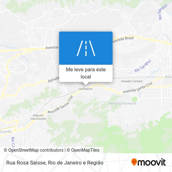 Rua Rosa Saisse mapa