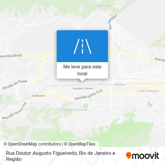 Rua Doutor Augusto Figueiredo mapa