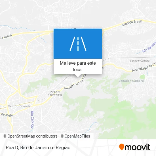 Rua D mapa