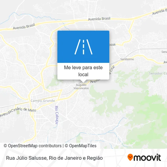 Rua Júlio Salusse mapa