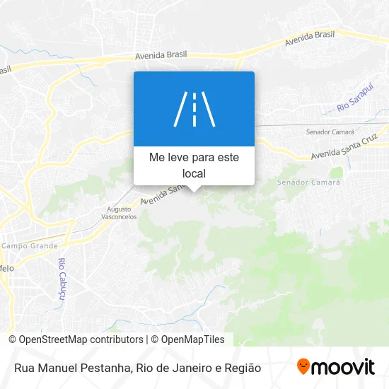 Rua Manuel Pestanha mapa