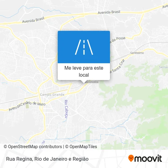 Rua Regina mapa