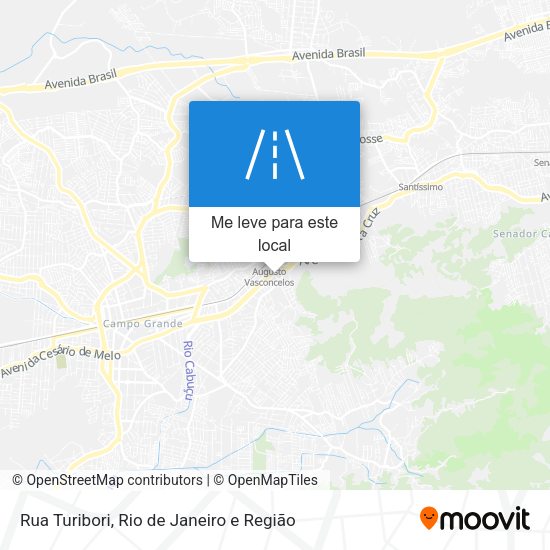 Rua Turibori mapa