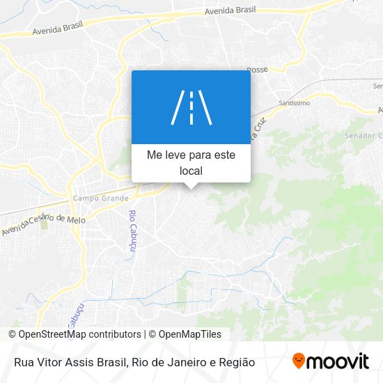 Rua Vitor Assis Brasil mapa