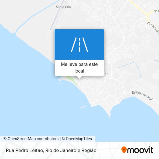 Rua Pedro Leitao mapa