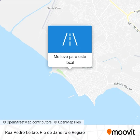 Rua Pedro Leitao mapa