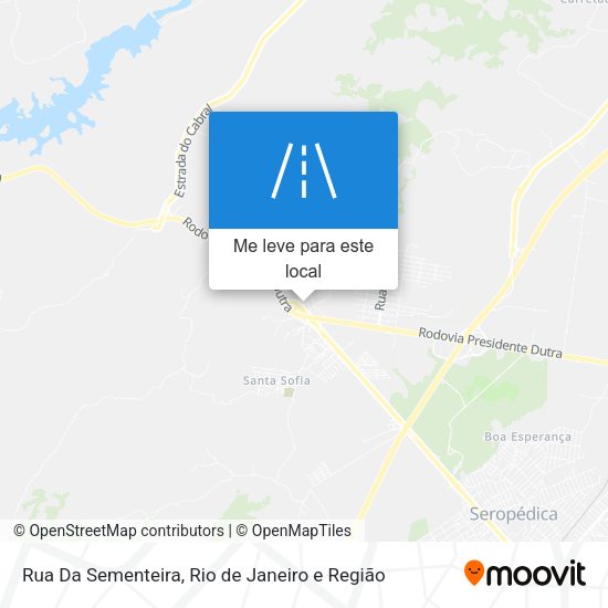 Rua Da Sementeira mapa