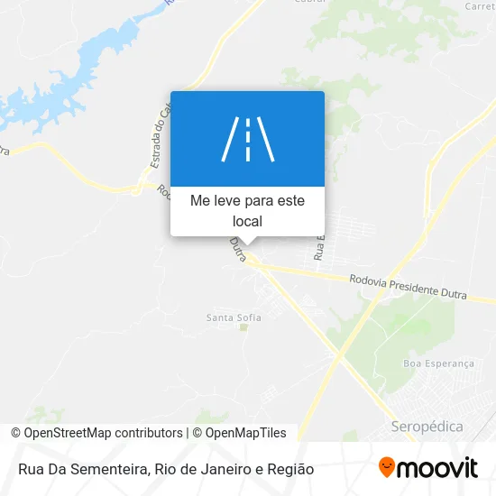 Rua Da Sementeira mapa