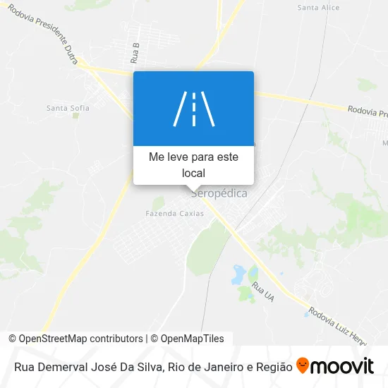 Rua Demerval José Da Silva mapa