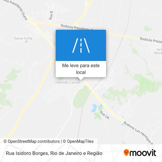 Rua Isidoro Borges mapa