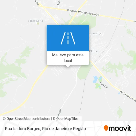 Rua Isidoro Borges mapa