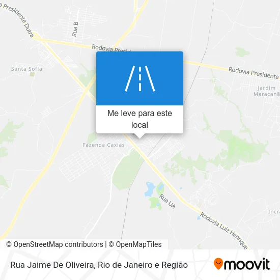 Rua Jaime De Oliveira mapa