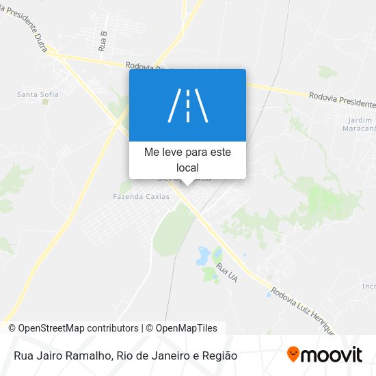 Rua Jairo Ramalho mapa