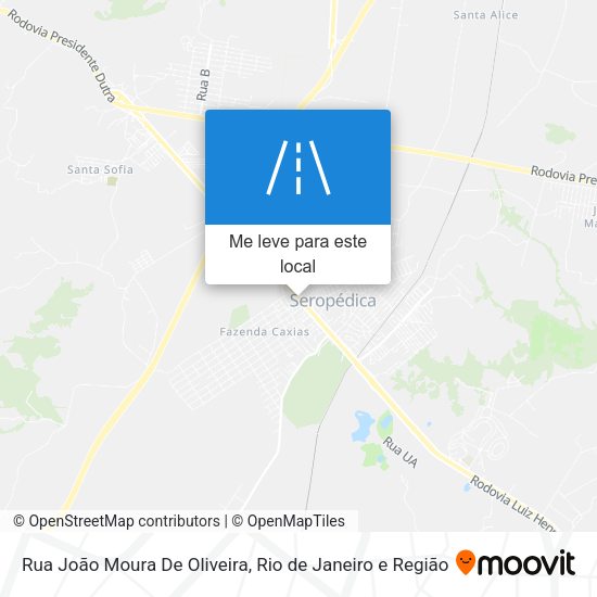Rua João Moura De Oliveira mapa