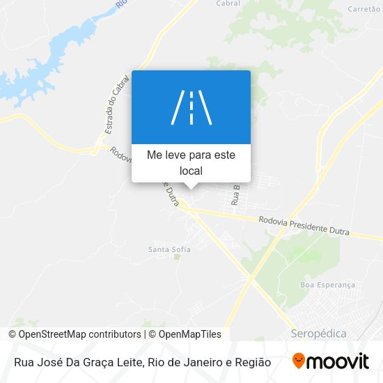 Rua José Da Graça Leite mapa
