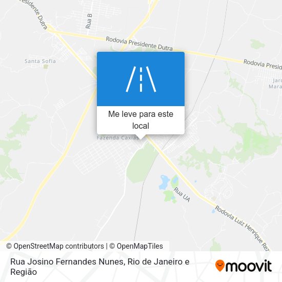 Rua Josino Fernandes Nunes mapa