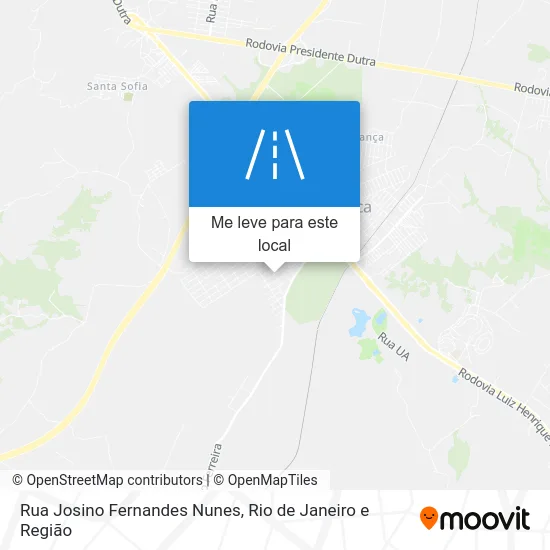Rua Josino Fernandes Nunes mapa
