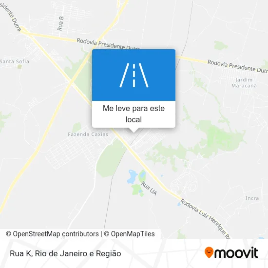 Rua K mapa