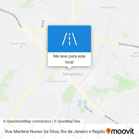 Rua Marlene Nunes Da Silva mapa