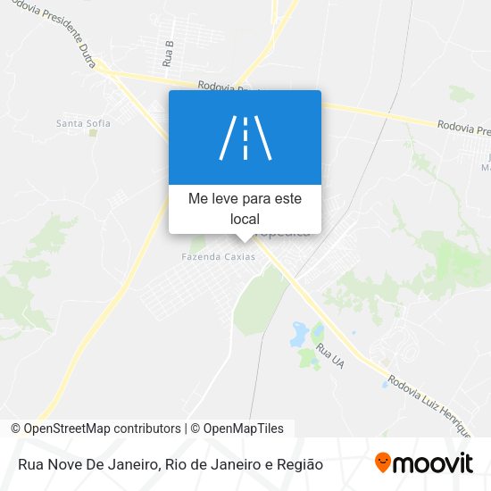 Rua Nove De Janeiro mapa