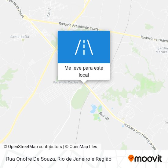 Rua Onofre De Souza mapa