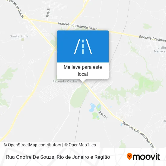 Rua Onofre De Souza mapa
