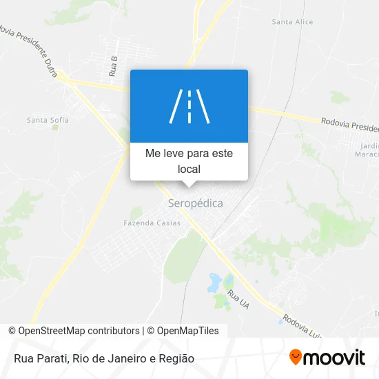Rua Parati mapa