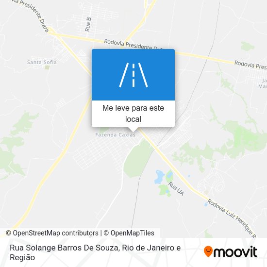 Rua Solange Barros De Souza mapa