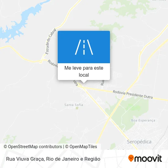 Rua Viuva Graça mapa