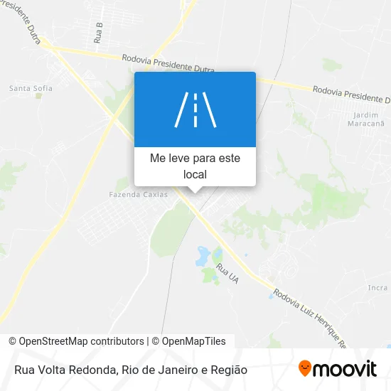 Rua Volta Redonda mapa