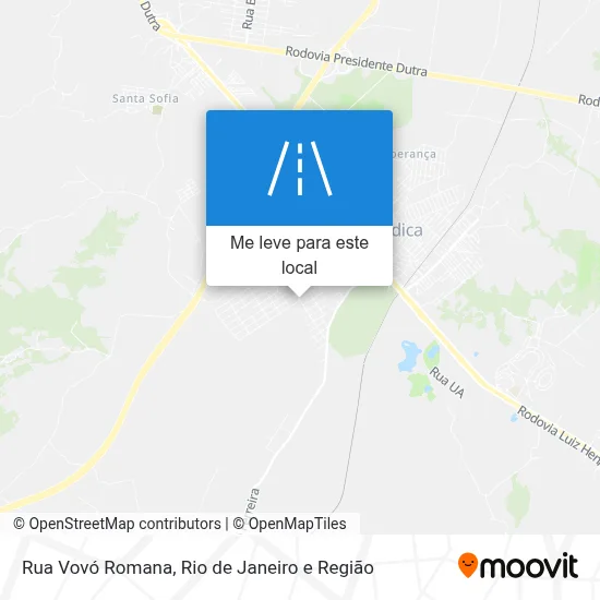 Rua Vovó Romana mapa