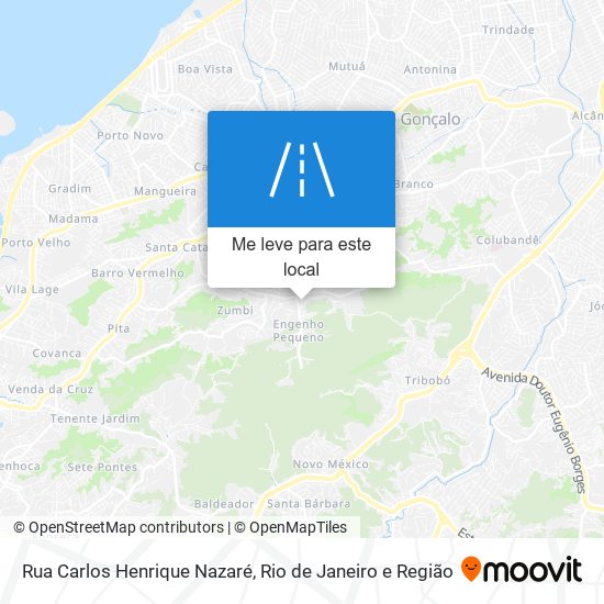 Rua Carlos Henrique Nazaré mapa