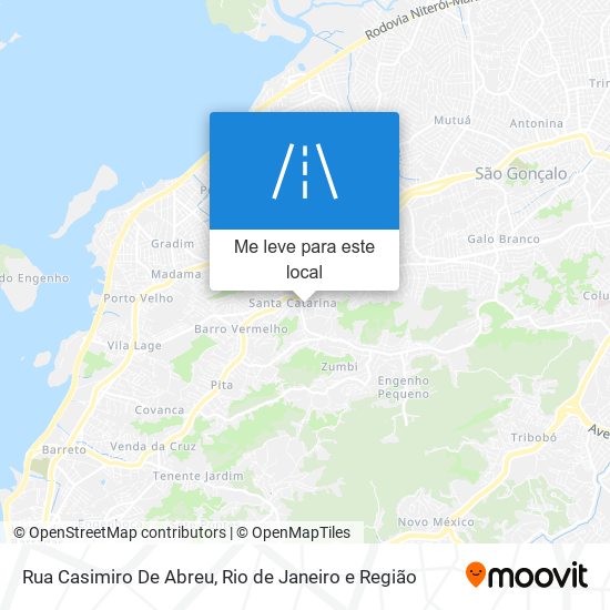 Rua Casimiro De Abreu mapa