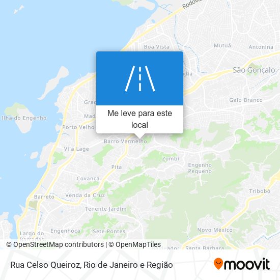 Rua Celso Queiroz mapa