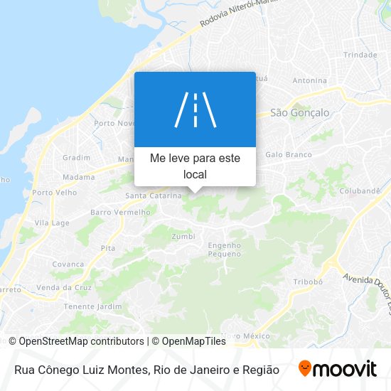 Rua Cônego Luiz Montes mapa