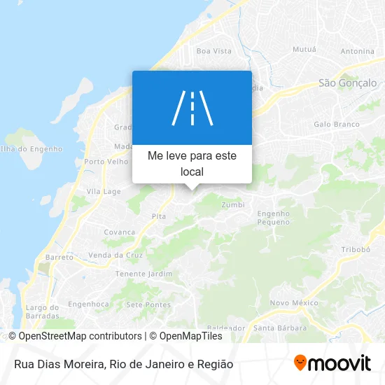 Rua Dias Moreira mapa