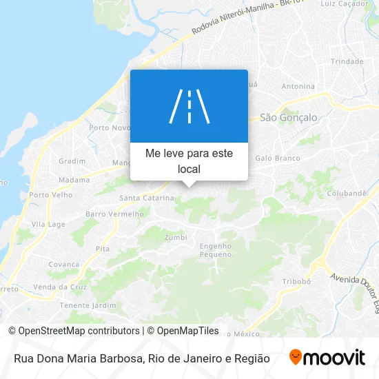 Rua Dona Maria Barbosa mapa