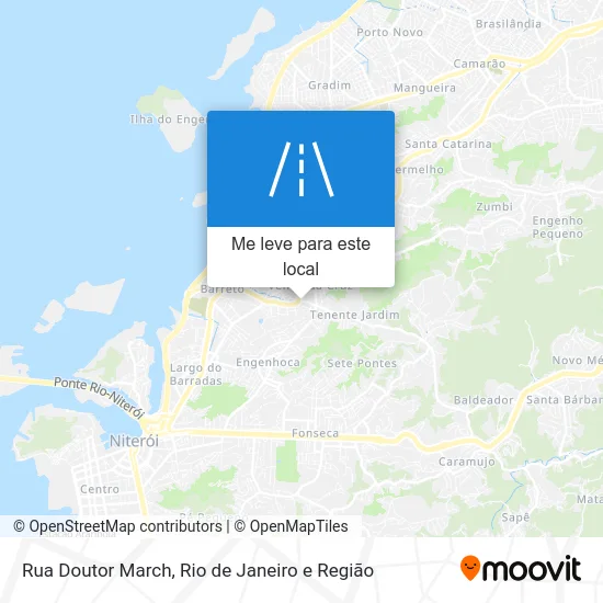Rua Doutor March mapa