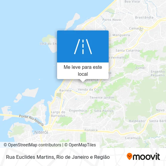 Rua Euclides Martins mapa