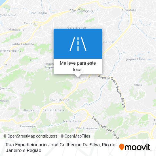 Rua Expedicionário José Guilherme Da Silva mapa