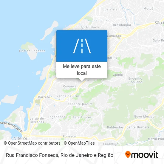 Rua Francisco Fonseca mapa