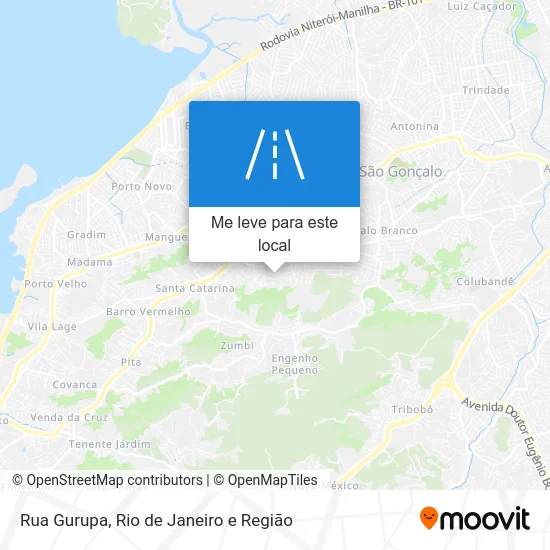Rua Gurupa mapa