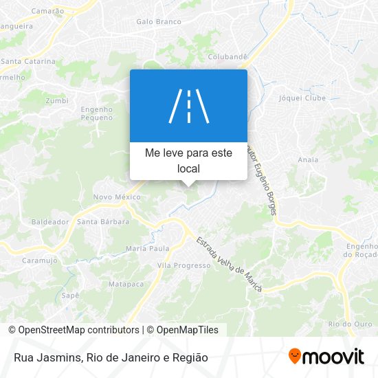 Rua Jasmins mapa