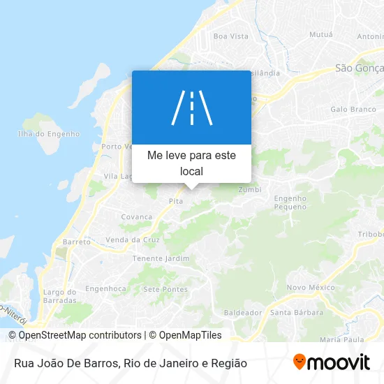 Rua João De Barros mapa