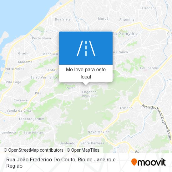 Rua João Frederico Do Couto mapa