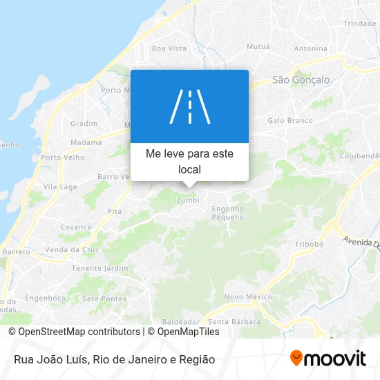 Rua João Luís mapa