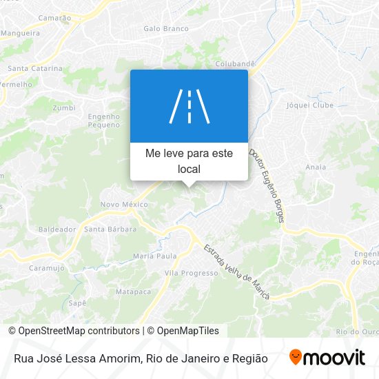 Rua José Lessa Amorim mapa