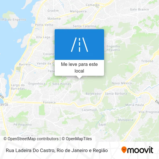 Rua Ladeira Do Castro mapa