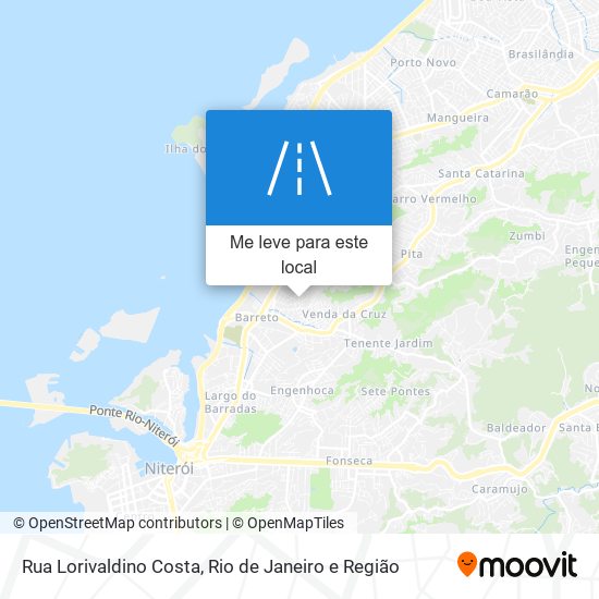 Rua Lorivaldino Costa mapa